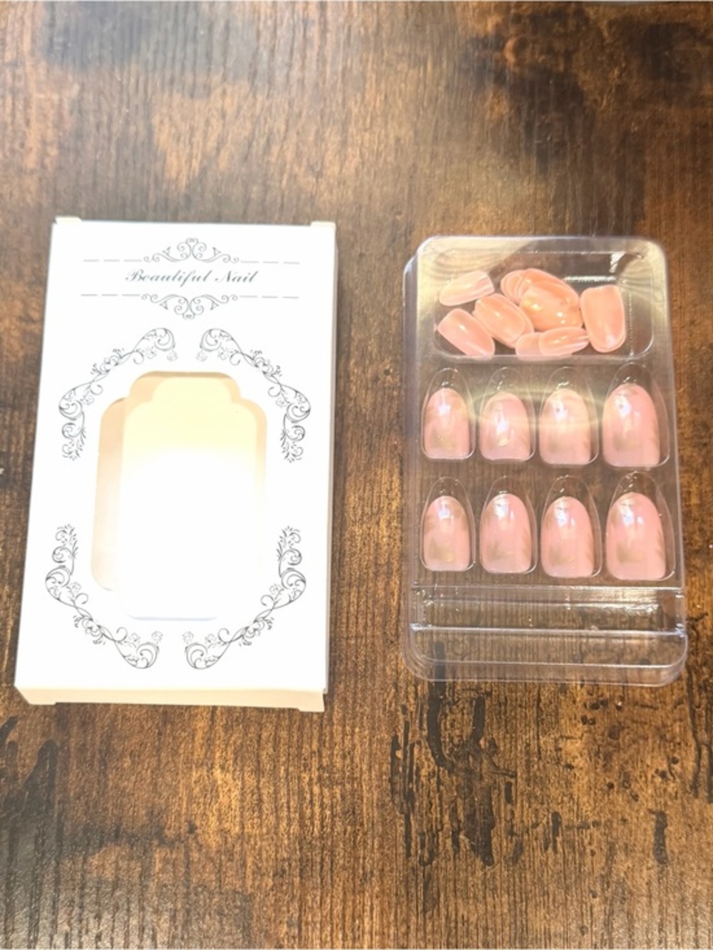 Pink Press-On Nails - Natural Gloss